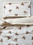 Set chăn ga gối đệm bằng vải muslin vải xô mềm mại